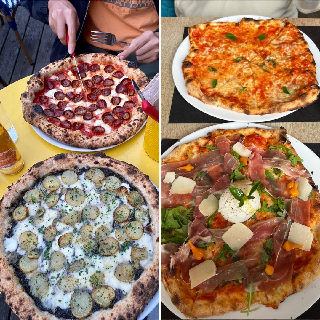 Pizzas italianas en Francia